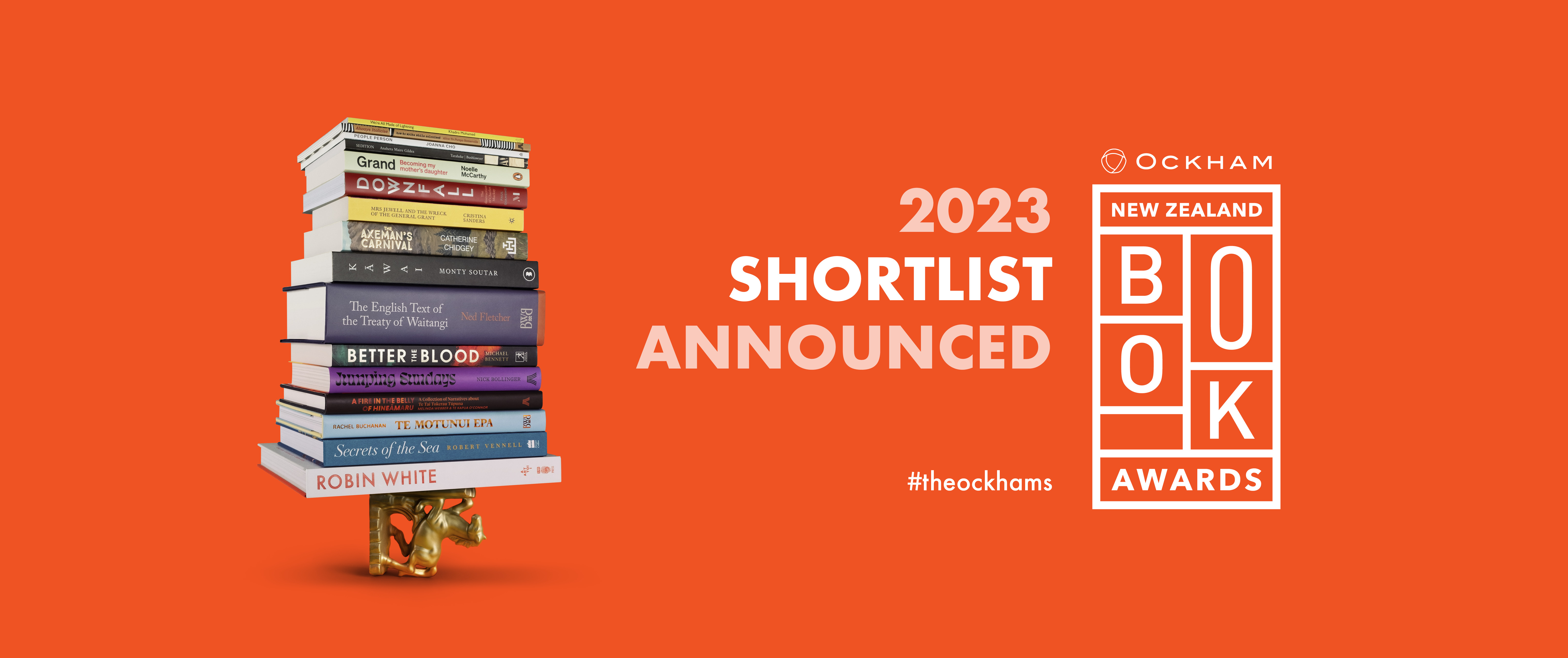 Ockham Shortlist for 2023 Ockham New Zealand Book Awards Unfurled